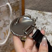 Dior Medaillon Belt Black Smooth Calfskin 25mm 27010 - 4