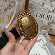 Dior Medaillon Belt Black Smooth Calfskin 25mm 27011 - 4