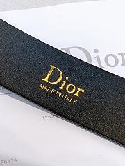 Dior Medaillon Belt Black Smooth Calfskin 30mm - 5