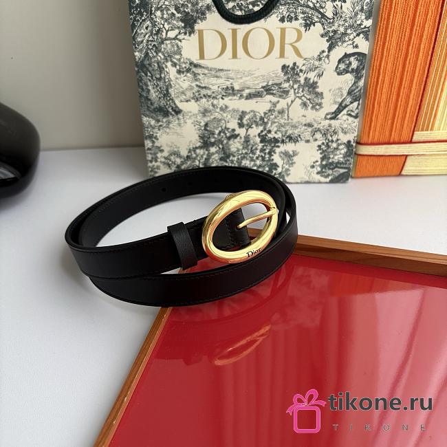 Dior Legende Belt Black Smooth Calfskin 25mm - 1