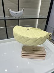 Chanel Clutch with Chain Shiny Grained Calfskin Yellow AP5094 - 22x15x6cm - 3