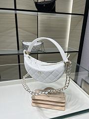 Chanel Clutch with Chain Shiny Grained Calfskin White AP5094 - 22x15x6cm - 4