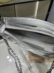 Chanel Clutch with Chain Shiny Grained Calfskin Silver AP5094 - 22x15x6cm - 3