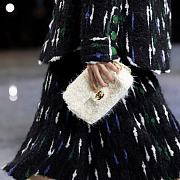 Chanel Evening Bag In Fringed Sequins & Gold Tone Metal White - 25x14x9cm - 4
