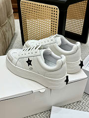 Dior Star Platform Sneaker White Calfskin and Suede Calfskin - 3