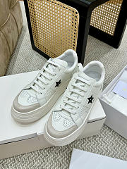 Dior Star Platform Sneaker White Calfskin and Suede Calfskin - 2