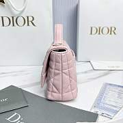 My Dior Mini Bag Trianon Cannage Lambskin Rose - 21x11.5x7cm - 3