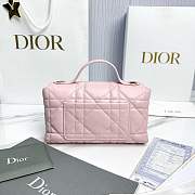 My Dior Mini Bag Trianon Cannage Lambskin Rose - 21x11.5x7cm - 6