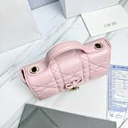 My Dior Mini Bag Trianon Cannage Lambskin Rose - 21x11.5x7cm - 2