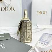 My Dior Mini Bag Trianon Metallic Cannage Lambskin Gold - 21x11.5x7cm - 6