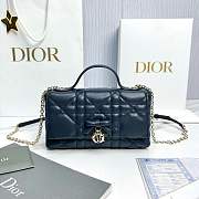 My Dior Mini Bag Trianon Cannage Lambskin Navy - 21x11.5x7cm - 1