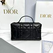 My Dior Mini Bag Trianon Cannage Lambskin Black - 21x11.5x7cm - 5