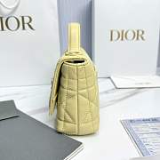 My Dior Mini Bag Trianon Cannage Lambskin Yellow - 21x11.5x7cm - 5