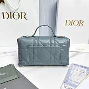 My Dior Mini Bag Trianon Cannage Lambskin Cloud Blue - 21x11.5x7cm - 6