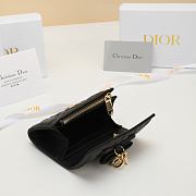 Lady Dior Glycine Wallet Soupir Pink Cannage Lambskin - 11x7.5x3cm - 2