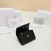 Lady Dior Glycine Wallet Soupir Pink Cannage Lambskin - 11x7.5x3cm - 5