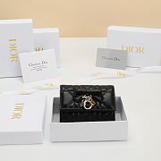 Lady Dior Glycine Wallet Soupir Pink Cannage Lambskin - 11x7.5x3cm - 4