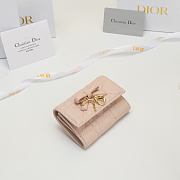 Lady Dior Glycine Wallet Black Cannage Lambskin - 11x7.5x3cm - 5