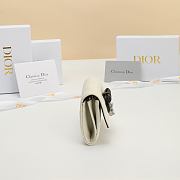 Lady Dior Glycine Wallet Two-Tone Latte and Black Cannage Lambskin - 11x7.5x3cm - 6