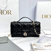 My Dior Mini Bag Black Cannage Lambskin Bow - 21x11.5x4.5cm - 1