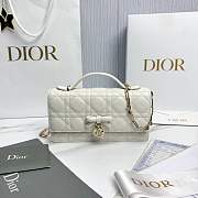 My Dior Mini Bag White Cannage Lambskin Bow - 21x11.5x4.5cm - 1
