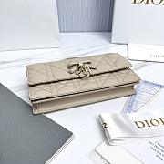 My Dior Mini Bag Beige Cannage Lambskin Bow - 21x11.5x4.5cm - 5