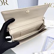My Dior Mini Bag Beige Cannage Lambskin Bow - 21x11.5x4.5cm - 4