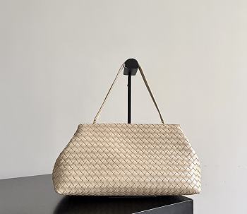 Bottega Veneta The 1998 Lambskin Ecru - 37x18x16cm