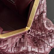 Bottega Veneta The 1998 Lambskin Burgundy - 37x18x16cm - 4