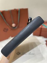 Loro Piana Extra Pouch L29 Blue Navy/Onyx (W1BI) - 29x18x5cm - 5