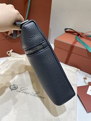 Loro Piana Extra Pouch L29 Blue Navy/Onyx (W1BI) - 29x18x5cm - 4