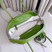 Miumiu Vivant Nappa Leather Bag Fern Green 5BB199 -  32x19.5x11cm - 6