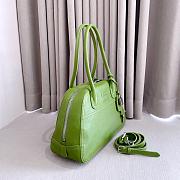 Miumiu Vivant Nappa Leather Bag Fern Green 5BB199 -  32x19.5x11cm - 5
