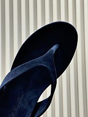 Loro Piana Ida Sandal Suede Goatskin Black (8000) - 2
