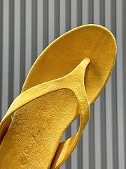 Loro Piana Ida Sandal Suede Goatskin Lemon Zest (20IH) - 3