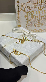 Dior CD Garden Necklace Gold-Finish Metal N3670WOMMT - 6