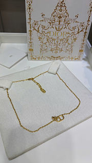 Dior CD Garden Necklace Gold-Finish Metal N3670WOMMT - 4
