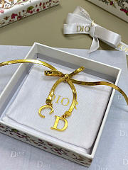Dior CD Ribbon Choker Gold-Finish Metal N3660WOMMT_D300 - 6