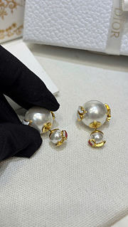 Dioramour Dior Tribales Earrings Gold-Finish Metal, Metal, White Resin Pearls and Multicolor Lacquer E4464WOMLQ_D309 - 5