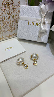 Dioramour Dior Tribales Earrings Gold-Finish Metal, Metal, White Resin Pearls and Multicolor Lacquer E4464WOMLQ_D309 - 3