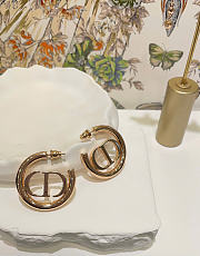 Dior 30 Montaigne Earrings Gold-Finish Metal E2050WOMMT_D300 - 5