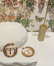 Dior 30 Montaigne Earrings Gold-Finish Metal E2050WOMMT_D300 - 4