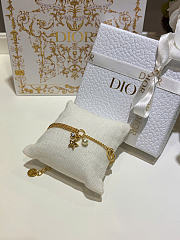 Dior Petit CD Double Bracelet Gold-Finish Metal and Sparkling Crystals B3126WOMCY_D03S - 1
