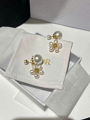 Dioriviera Dior Tribales Earrings Gold-Finish Metal, White Resin Pearls and Freshwater Pearls E4884WOMFW_D301 - 6