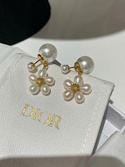 Dioriviera Dior Tribales Earrings Gold-Finish Metal, White Resin Pearls and Freshwater Pearls E4884WOMFW_D301 - 5
