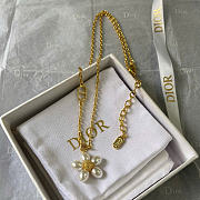 Dioriviera Brush & Bloom Necklace Gold-Finish Metal and Freshwater Pearls N3816WOMFW_D301 - 5