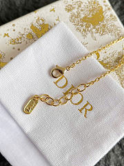 Dior Delicate Bow Bracelet Gold-Finish Metal and Crystals B3276WOMCY_D319 - 6