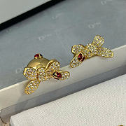 Dior Tribales Earrings Gold-Finish Metal, White Resin Pearls E4493WOMCY_D319 - 5