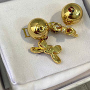 Dior Tribales Earrings Gold-Finish Metal, White Resin Pearls E4493WOMCY_D319 - 4
