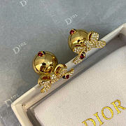 Dior Tribales Earrings Gold-Finish Metal, White Resin Pearls E4493WOMCY_D319 - 2
